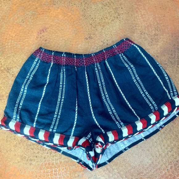 REWASH Linen blend Shorts - Picture 1 of 5
